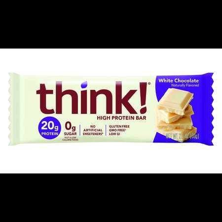 THINKTHIN Protein Bar, White Chocolate, PK120 1074613